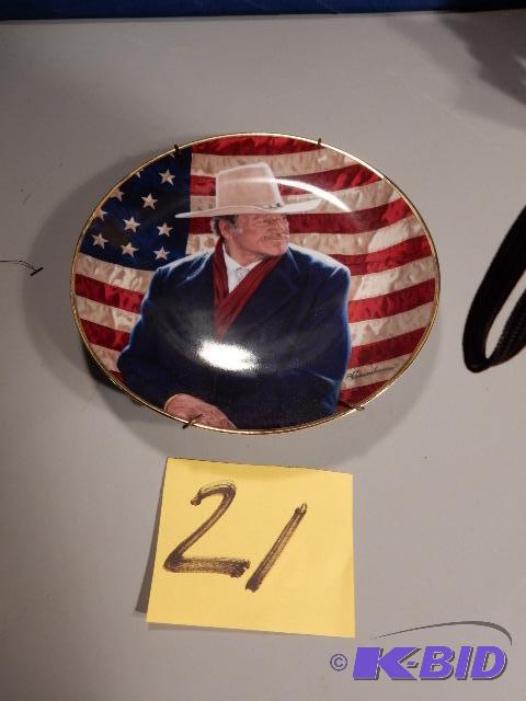 John Wayne Collector plates