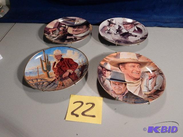 John Wayne Collector plates