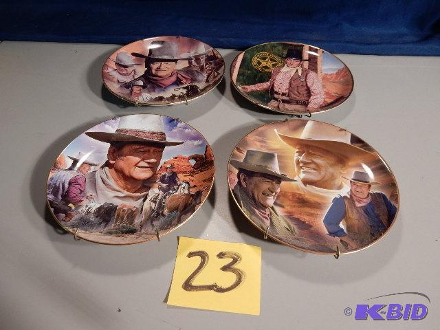 John Wayne Collector plates