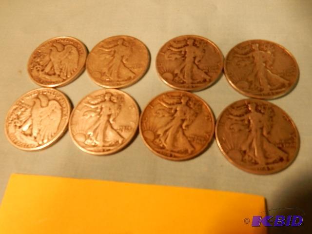 LIBERTY HALF DOLLARS