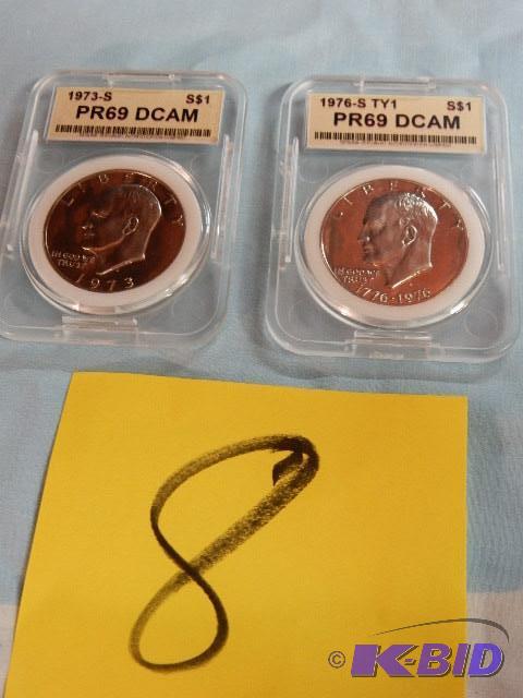 Eisenhower Dollar proofs