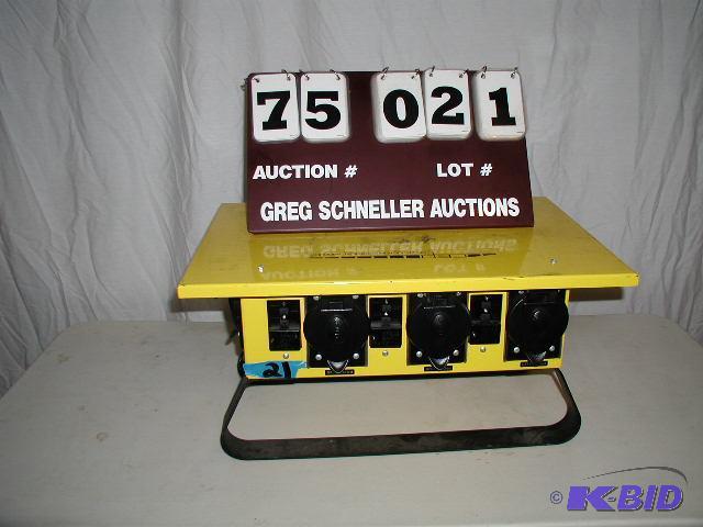 lot 21 image: CEP outdoor junctionpower box, model #6506-G...