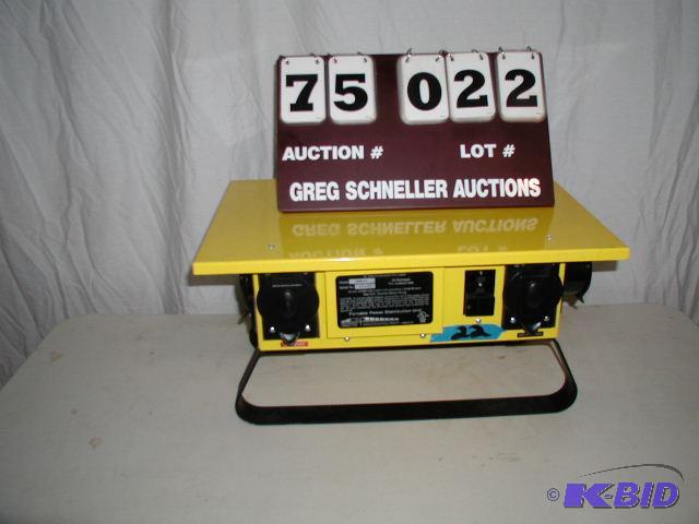 lot 22 image: CEP outdoor junctionpower box, model #6506-G...