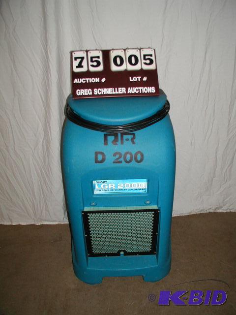 lot 5 image: Dri-eaz  LGR 2000 low grade refrigerant ...