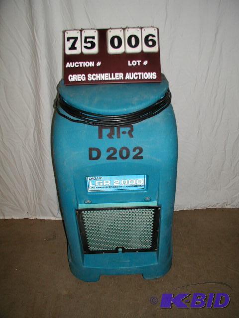lot 6 image: Dri-eaz LGR 2000 low grade refrigerant dehumi...