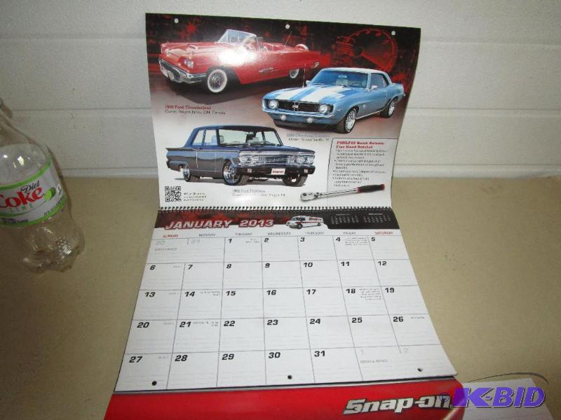 lot 23 image: Snap On Calendar