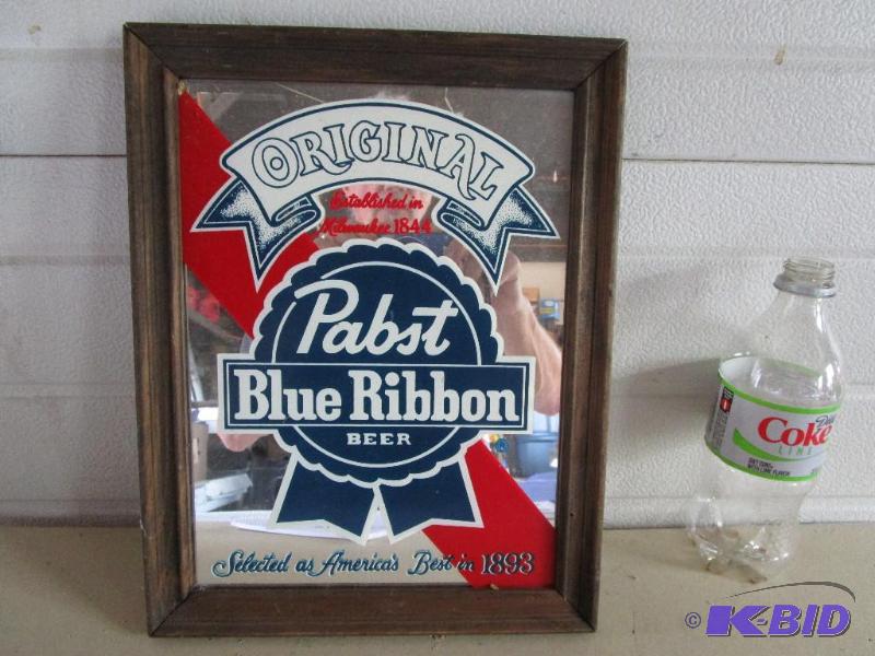 lot 31 image: Pabst Blue Ribbon sign