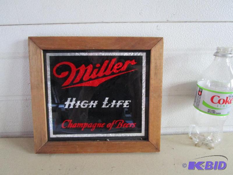 lot 32 image: Miller High Life sign