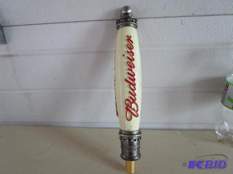 lot 39 image: Budweiser tap handle