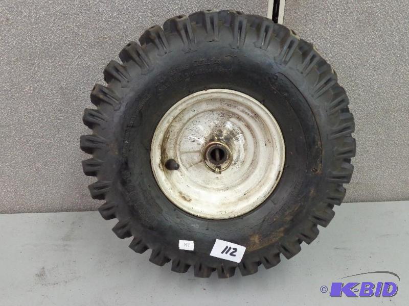 lot 112 image: 15" x 5.00-6 Tire 2 Ply Tubeless Nylon 7...