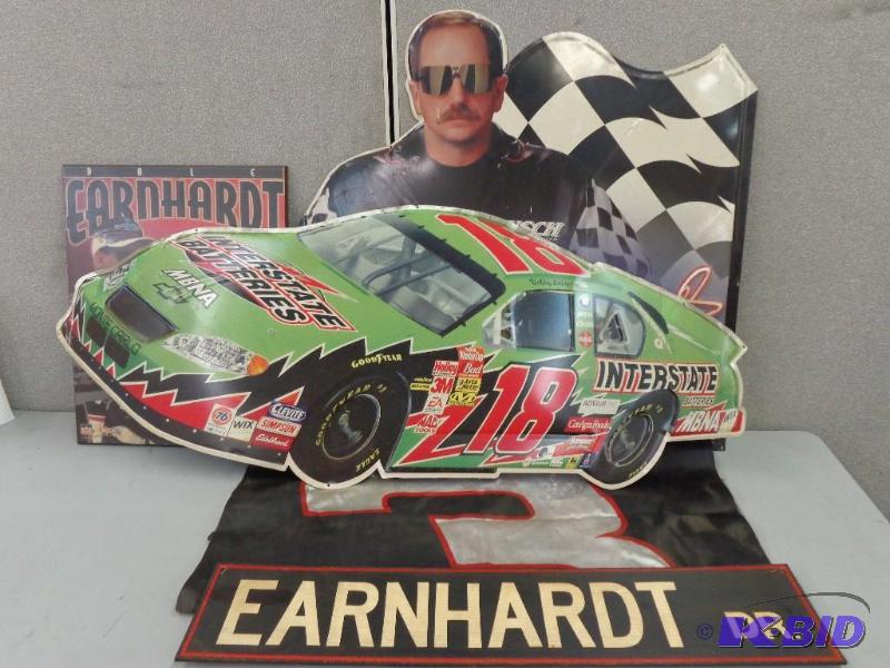 lot 137 image: Dale Earnhardt Signs (1) Earnhardt Dr 31"...
