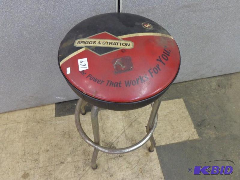 lot 169 image: Work Stool Work Stool 29" Tall x 16 34&...