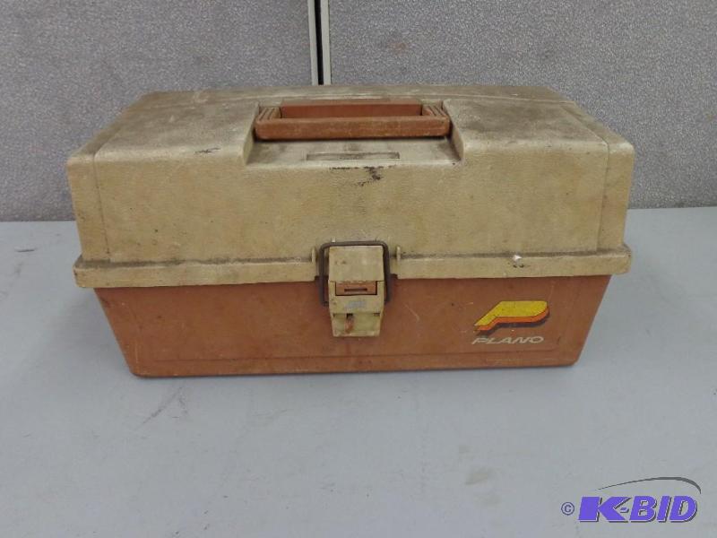 lot 174 image: Plano Tackle Box 6303 with Lures Tackle box h...