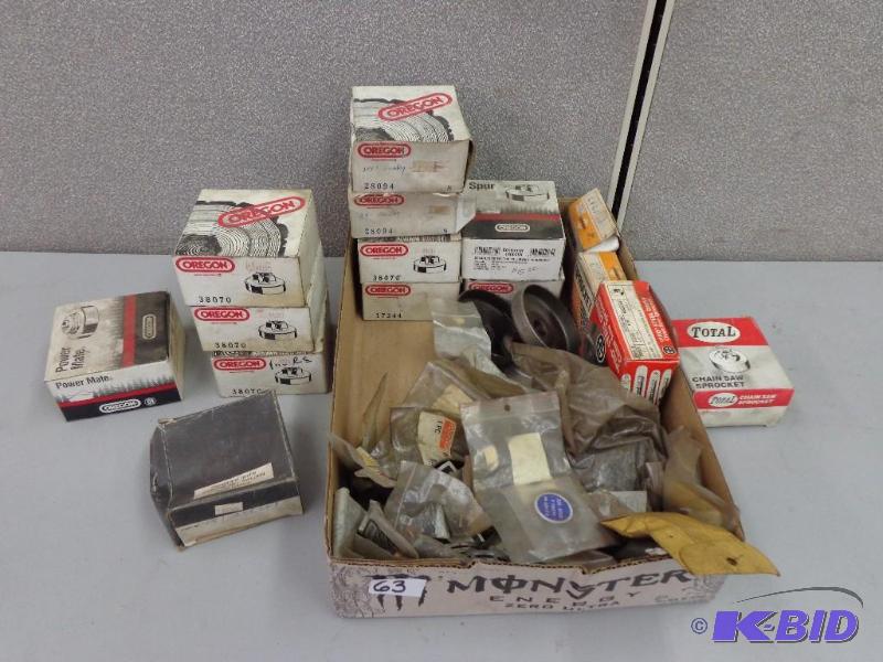 lot 63 image: Assorted Chain Saw Sprockets and more Total 2...