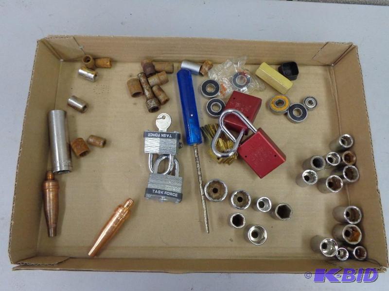 lot 67 image: Pad Locks, Bearings & Sockets (2) Task Fo...