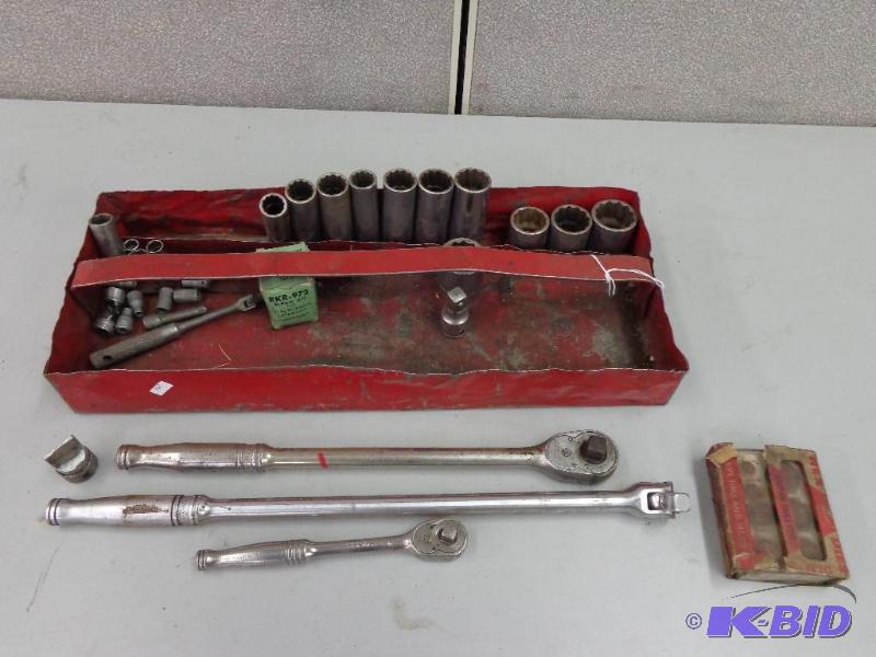 lot 69 image: Snap On Sockets, Ratchets, Dies and More 12&...