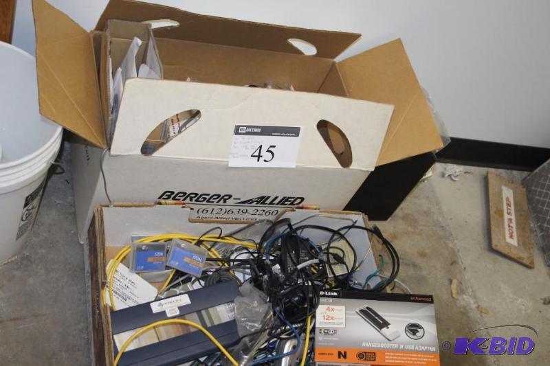 Lot of cords, Dell AC adaptors, Dell 170 M 4M...