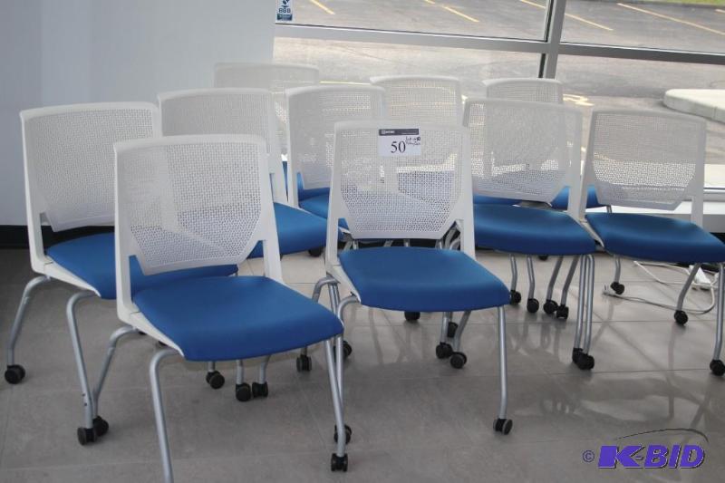 Lot of (10) rolling chairs...