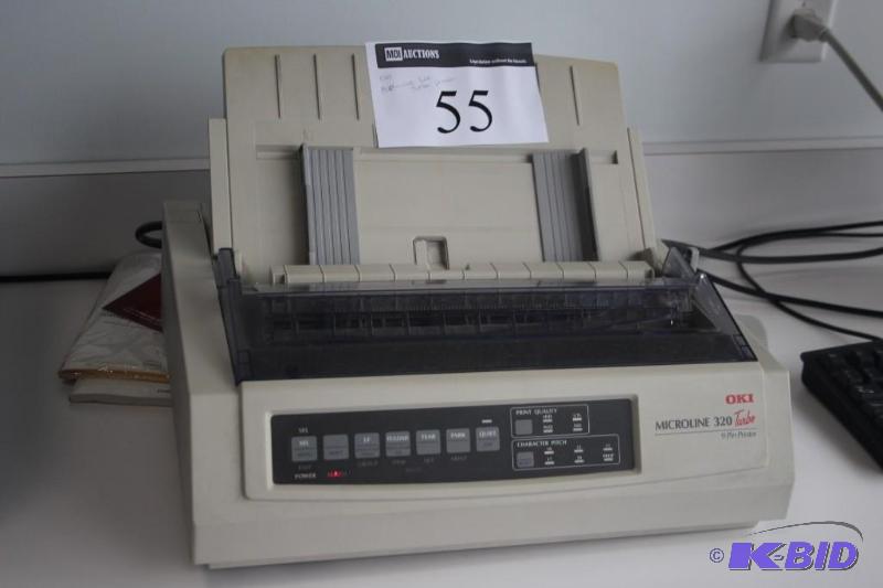 Oki brand microline 320 turbo printer, model ...
