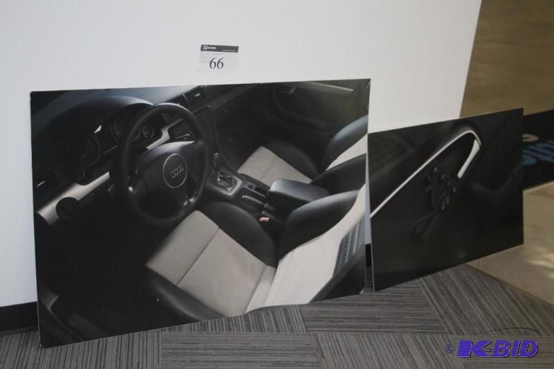 Lot of (2) car interior pictures (1) 32&quot...