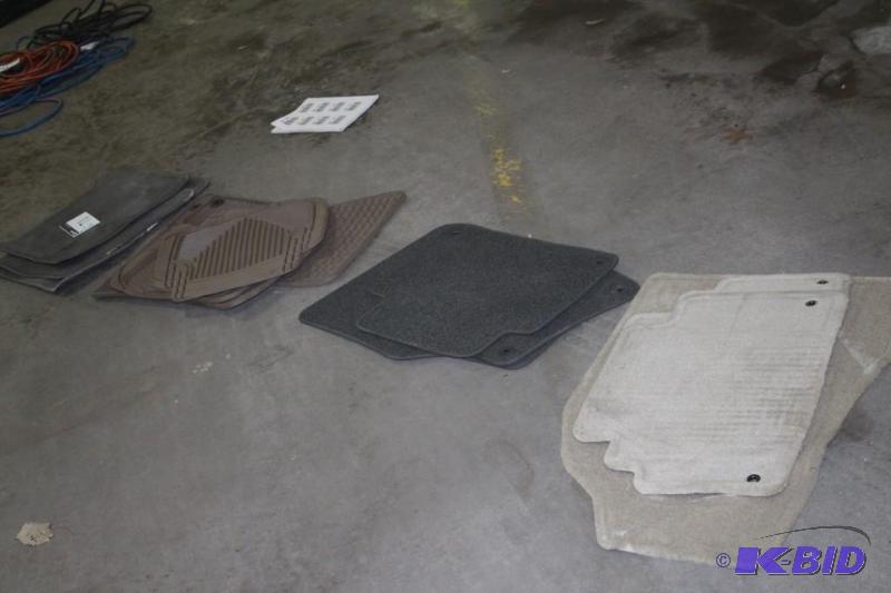 Lot of (4) sets of car floor mats...