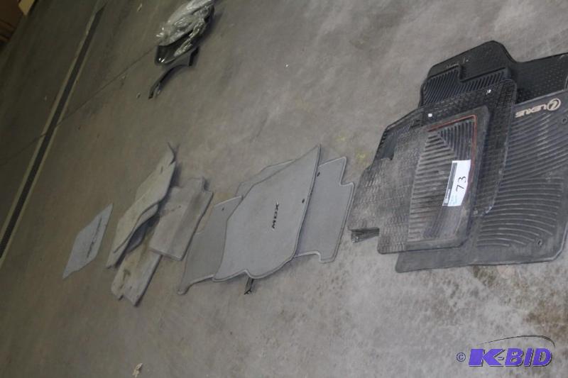 Lot of (4) sets of car floor mats...