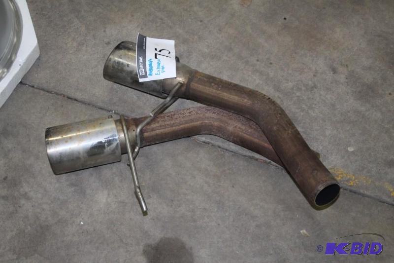 Exhaust pipes...