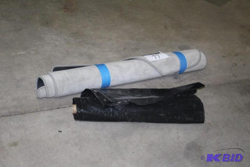 Roll of poly and cargo mats...