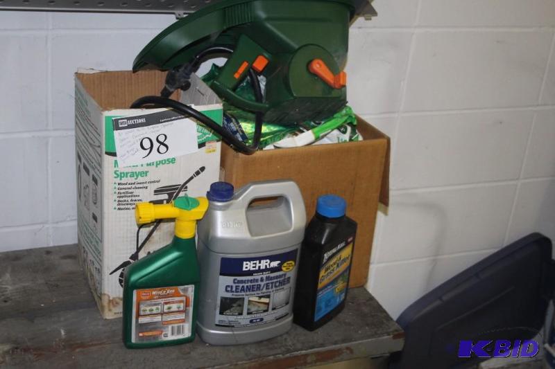 Lot of various items including an all spray m...