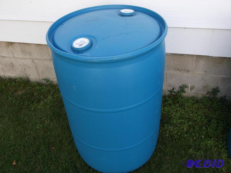 lot 130 image: Food grade 55 gallon Barrel....