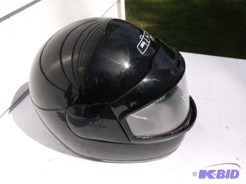 lot 55 image: Lot with adult size Helmet will need new face...