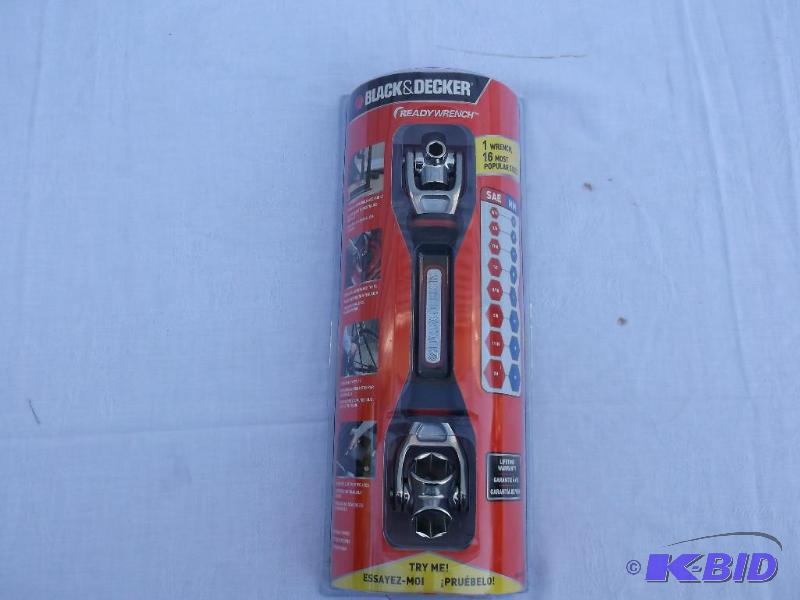 lot 72 image: Black & Decker Ready Wrench new in packag...