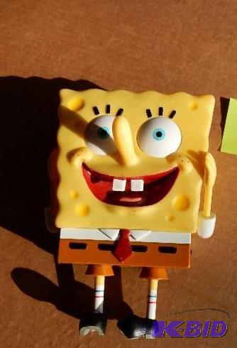 lot 57A image: SPONGE BOB.. BAttery operated.. Says many dif...