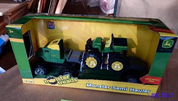 lot 58B image: John Deere, ERTL, MONSTER SEMI Hauler.. New i...