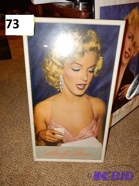 lot 73 image: RARE Hand colored Marilyn Monroe picture. 14 ...