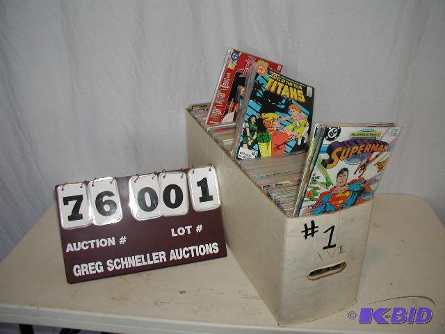 Box of approximately 350 comic books, all in ...
