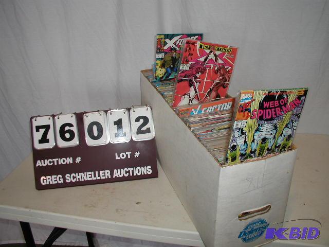 Box of approximately 350 comic books, all in ...
