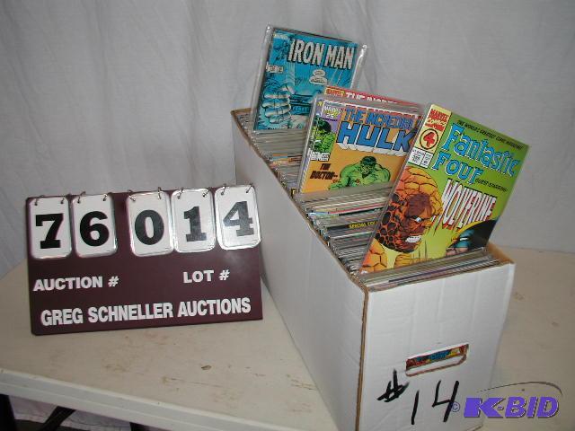 Box of approximately 350 comic books, all in ...