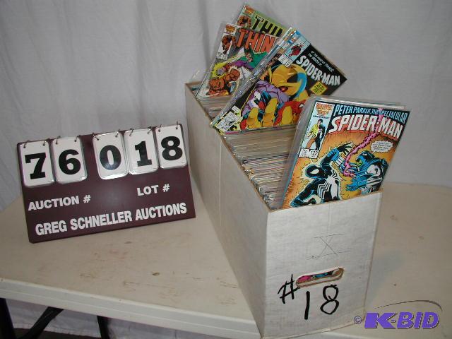 Box of approximately 350 comic books, all in ...
