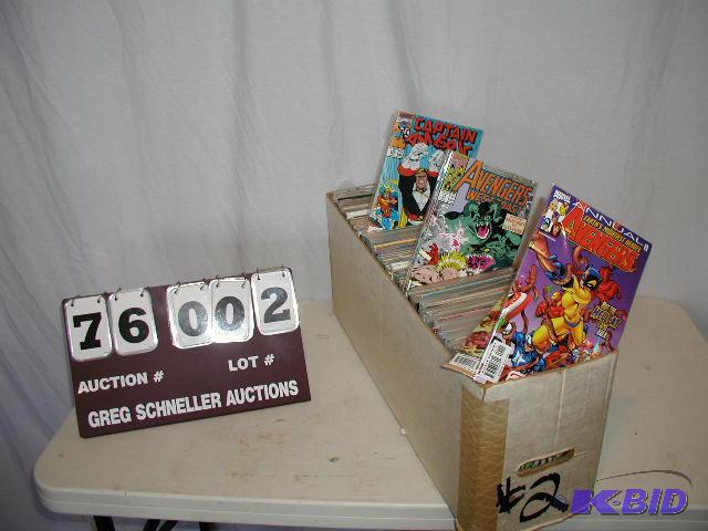 Box of approximately 350 comic books, all in ...