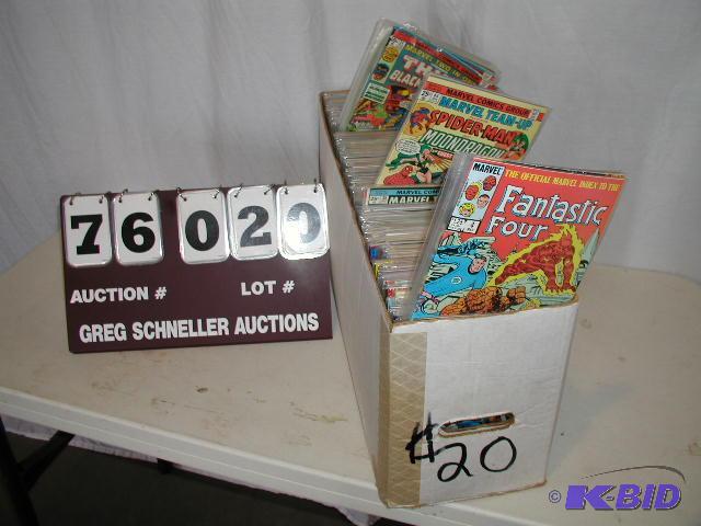 Box of approximately 350&nbsp comic books, a...