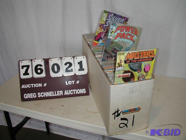 Box of approximately 350 comic books, all in ...