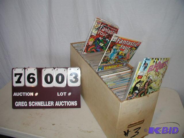 Box of approximately 350 comic books, all in ...