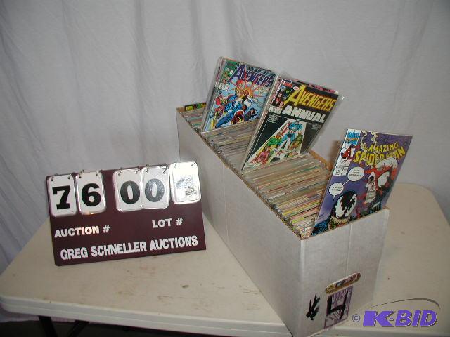 Box of approximately 350 comic books, all in ...