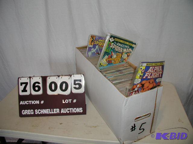 Box of approximately 350 comic books, all in ...