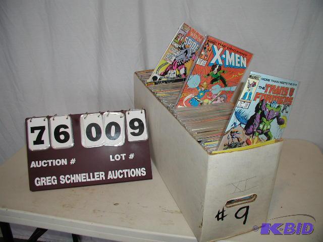 Box of approximately 350 comic books, all in ...