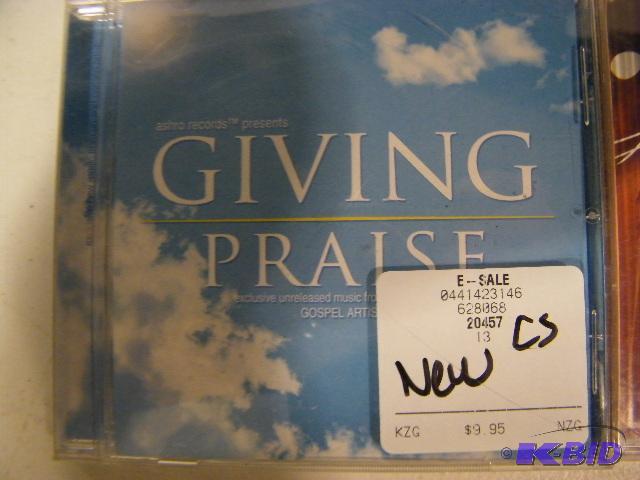 lot 115 image: Ashro Records presents Giving Praise CD - Exc...