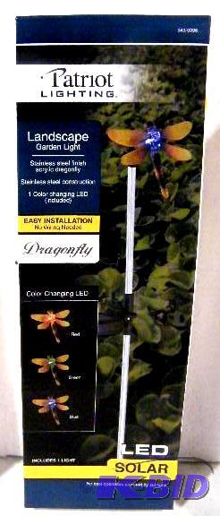 lot 124 image: Patriot Lighting Landscape Garden LED Solar L...