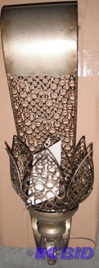 lot 135 image: Pair of Champagne Sconces - Decorative metal ...