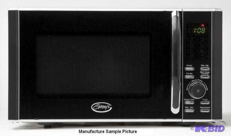 lot 144 image: Ginnys Brand Microwave - Black -&nbspModel P...